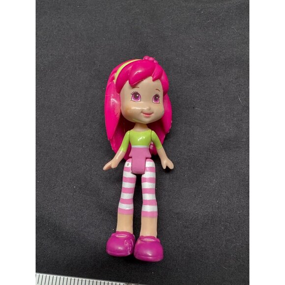 Strawberry Shortcake & Friends Mini Dolls 2008 TCFC Hasbro Green & Pink Outfits - Picture 5 of 11